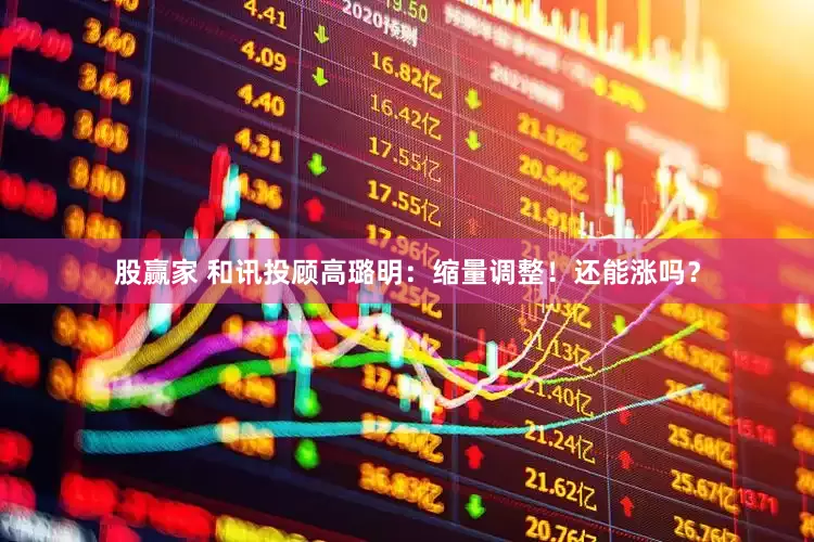 股赢家 和讯投顾高璐明：缩量调整！还能涨吗？