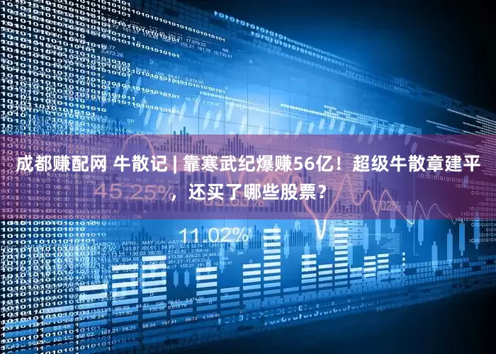 成都赚配网 牛散记 | 靠寒武纪爆赚56亿！超级牛散章建平，还买了哪些股票？