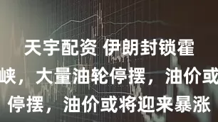 天宇配资 伊朗封锁霍尔木兹海峡，大量油轮停摆，油价或将迎来暴涨